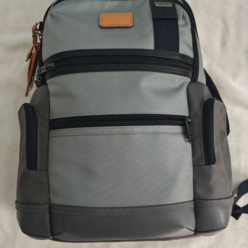 New TUMI Parrish Laptop Backpack 15 Inch Computer Grey - Picture 4 of 10